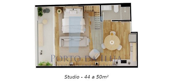 Apartamento à venda com 1 quarto, 43m² - Foto 11